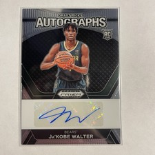 2024 Panini Prizm Draft Picks Ja'Kobe Walter Auto RC #DPA-JKW Raptors
