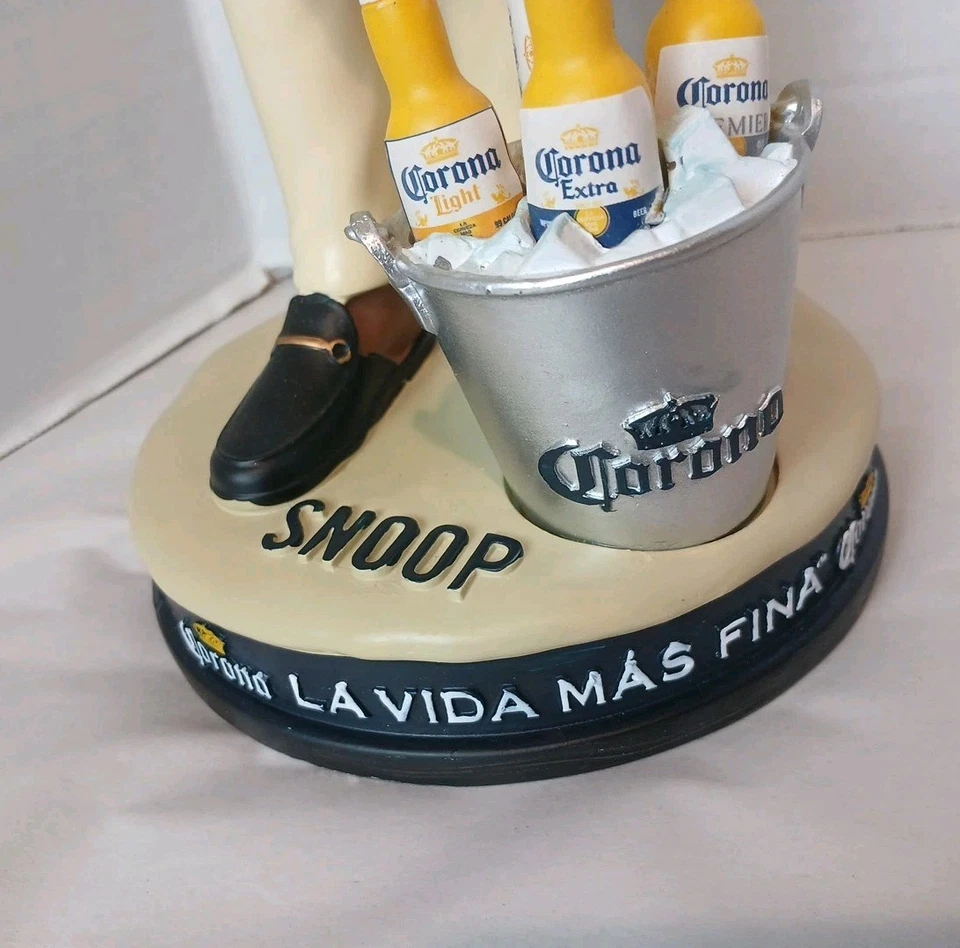 CHAQUETA AMARILLA SNOOP DOGG 18" BOBBLEHEAD NODDER 2023 👑� CERVEZA CORONA Foto 2 de 4