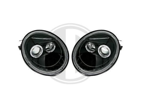 Designsatz Scheinwerfer Klar/Schwarz FüR Beetle 1998-2005-image