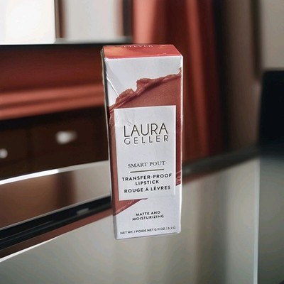 Laura Geller Smart Pout Transfer-Proof Lipstick Matte Moisturizing - CLEVER  New