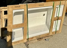 Kohler Soaking BathTub W/Right Drain And Brass Drain Assembly PureFlo K-37380-NA