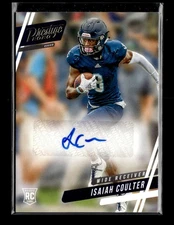 2020 Panini Chronicles Draft #15 Isaiah Coulter Prestige Draft Picks Signatures