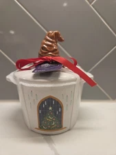 Rae Dunn Harry Potter "Deck The Great Hall"  Double-Sided Ramekin w/ Sorting Hat