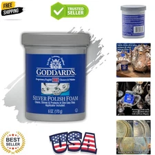 Goddard’s Silver Polish Foam, Silver Jewelry Cleaner for Antiques, Accessorie...