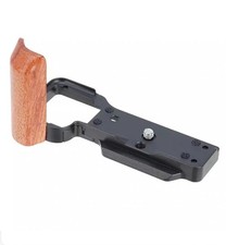 Quick Release Plate Camera grip L-board wood handle Suitable for Sony ZVE10