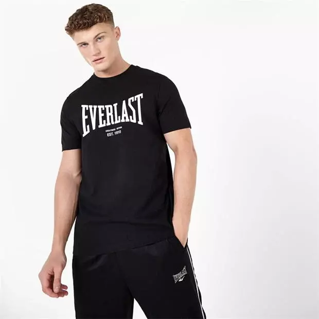 Everlast T-Shirt 1910 Sport Man 100% Cotton Size: S, M, L, XL, XXL, 3 XL