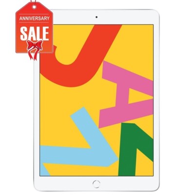 Apple iPad 7th Gen. 32GB, Wi-Fi + 4G (Unlocked), 10.2 in - Silver