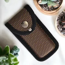 NEW Folding Knife Sheath Brown Woven Nylon for 4.5" Pocket Multi-Tool EDC Black