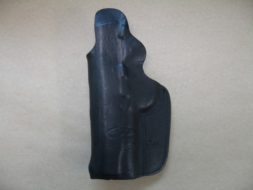 Dan Wesson 1911 4.25" IWB Leather In Waistband Concealed Carry Holster BLACK RH - Picture 4 of 4