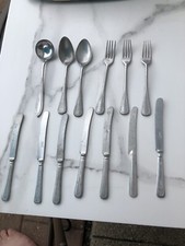 VTG Solingen Toy Kitchen Pretend Play Aluminum Silverware Utensil Lot Germany