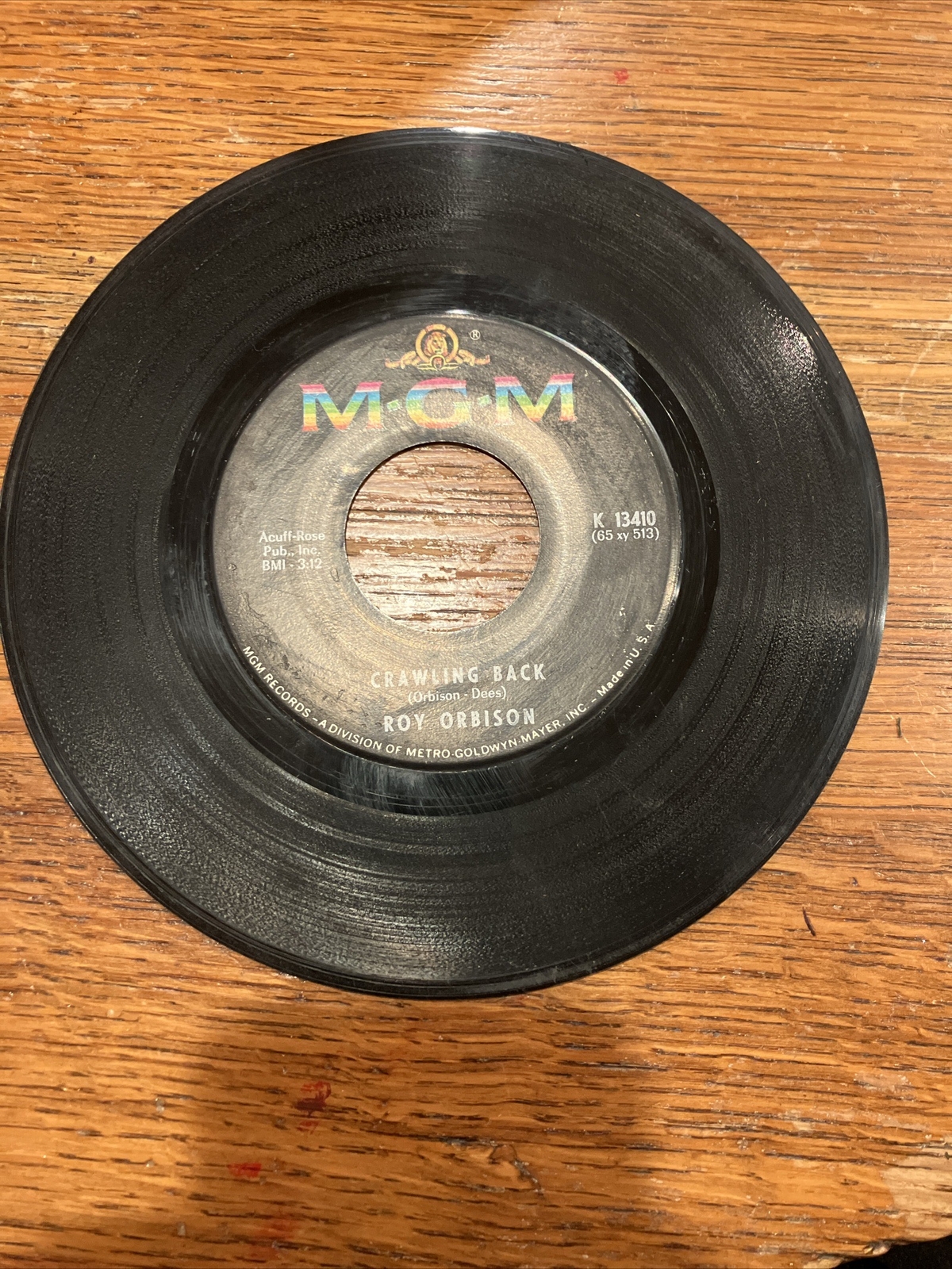 Roy Orbison *Crawling Back / If You Cant Say Something Nice K 13410