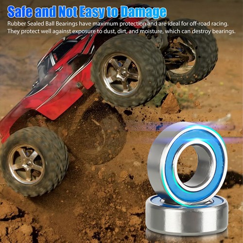 21Pcs RC Bearings Kit for Traxxas Slash 4x4 Rustler Stampede 4X4 VXL Telluride - Picture 5 of 9