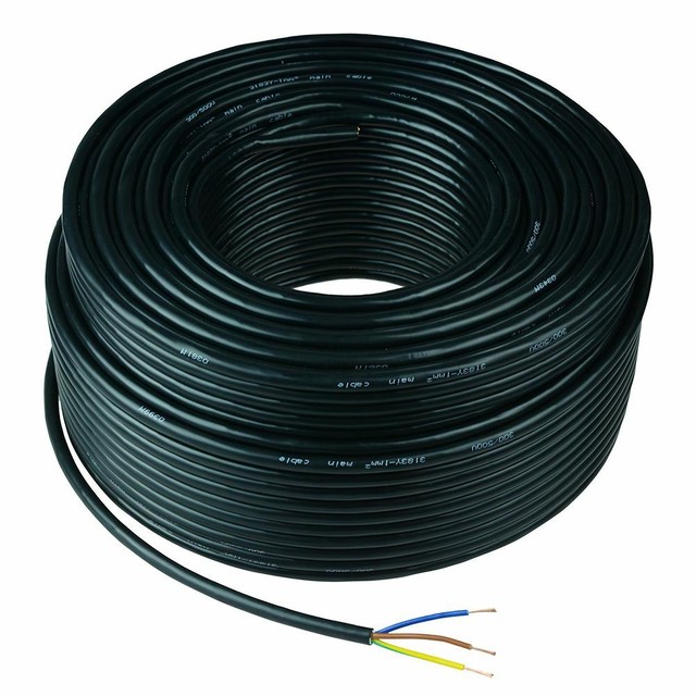 100m Black 1mm 3183Y 3 Core Flexible Round Cable Wire EBay 100m-black-1mm-3183y-3-core-flexible-round-cable-wire-ebay