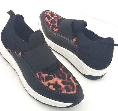ak sport leopard slip on sneakers