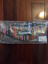Supreme Woven Stripe Coin Pouch 