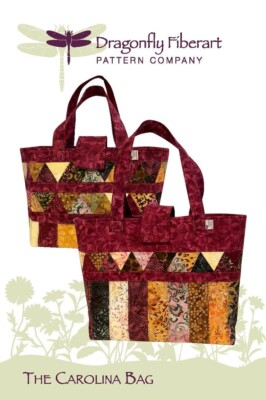 The Caroline Bag Pattern by Dragonfly Fiberart - NEW