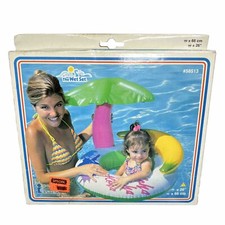Vintage Intex The Wet Set Inflatable Float Palm Tree Aloha See Me Sit Pool Swim