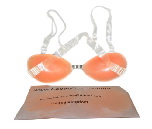 Self Adhesive invisible Bra,Silicone Bra With3 Straps,Sexy Bra(A B C D,E)Cup - Picture 18 of 44