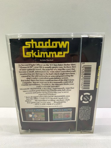 SHADOW SKIMMER COMMODORE 64/128 C64 C128 - GIOCO USATO 1987 THE EDGE - Picture 2 of 15