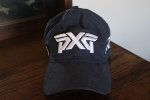 PXG New Era 9Twenty Navy Blue Hat Cap Strapback Golf Mens - Picture 2 of 6