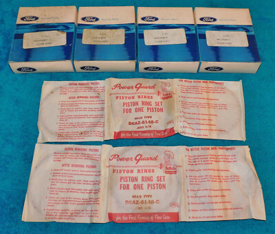 1963-64 Ford Mustang Fairlane Falcon Galaxie Comet NOS 260 .030 PISTON RINGS SET