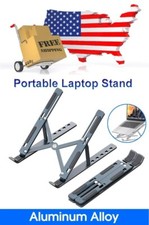 Foldable Aluminum Laptop Stand Adjustable Portable Holder for MacBook PC