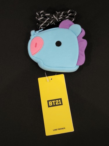 NIP BTS BT21 x Line Friends MANG JHOPE Boucle Pouch BTS Card Wallet