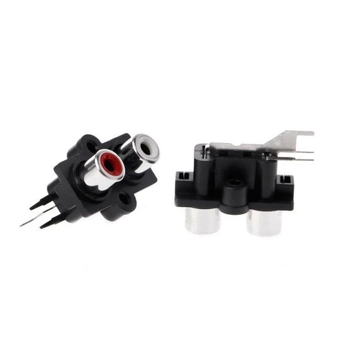 5 Pcs PCB Mount 2 Position Stereo Audio Video Jack RCA Female Connector Y - Picture 3 of 8