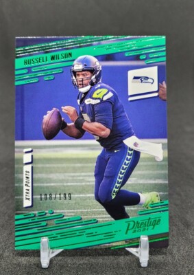 2021 Prestige 🏈RUSSEL WILSON🏈 Green-Xtra- Points-SP-#108/199 Seahawks 