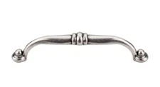 Top Knobs M479 Voss 5-1/16" Center to Center Handle Cabinet Pull - Grey