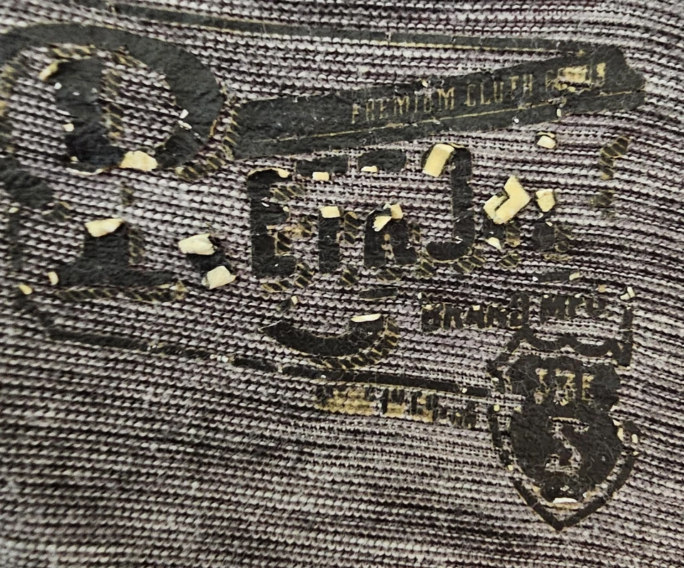 Camisa retrofit para hombre talla S pequeña blanca negra a rayas Foto 2 de 4