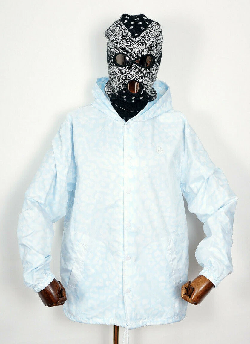 Huf Worldwide Windbreaker Jacket Cheetara Ice Blue In M