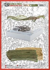 AFV Club AC35019 1/35 Extra Thin Camouflage Net – Desert Tan – USA Shipping