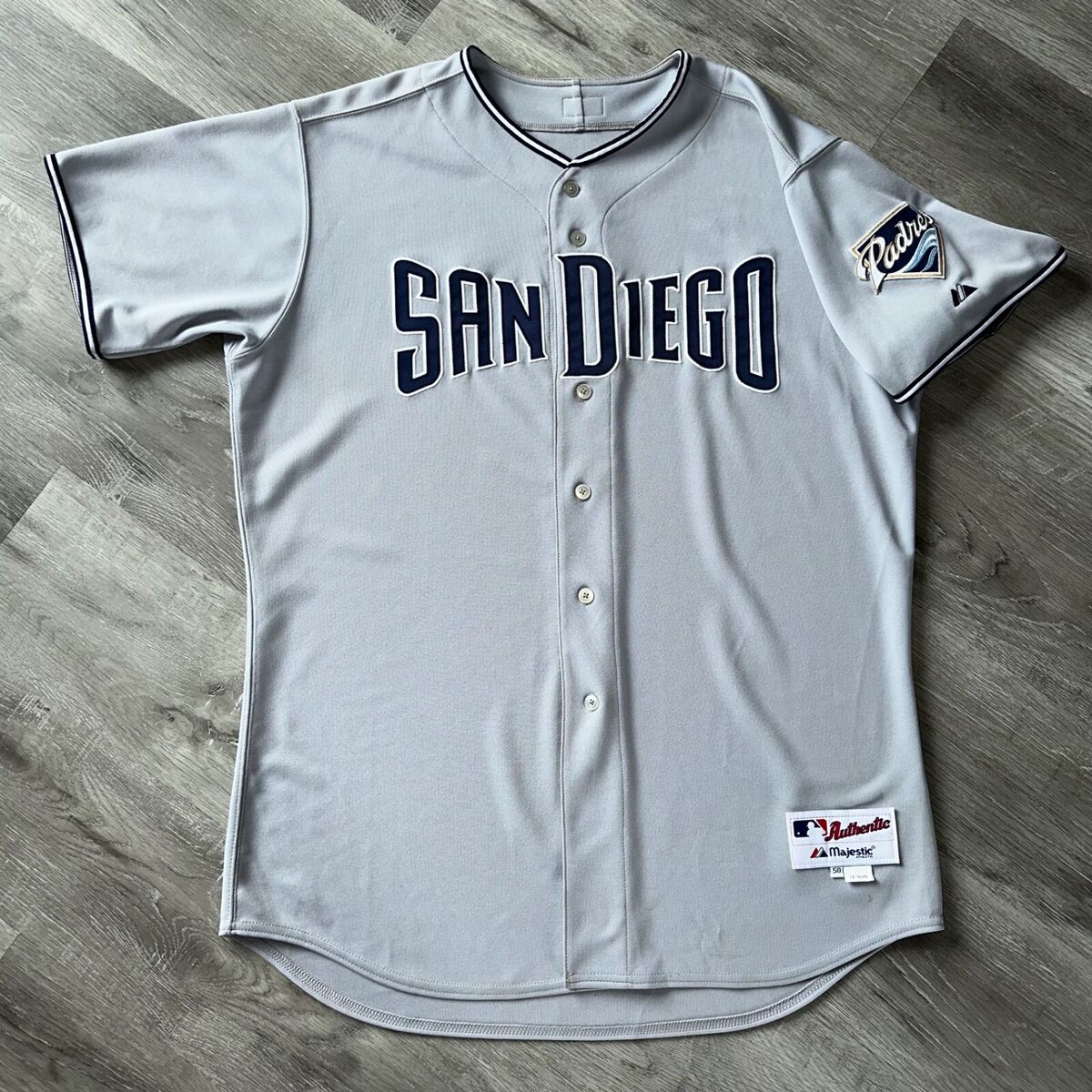 Team Issue San Diego Padres Jersey 50 +2 Blank Majestic Pro Cut Game  Authentic