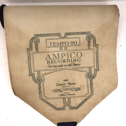 Dinner Music 63303 No. 1 DAMAGED Piano Roll J Milton Delcamp (7 Songs) - Picture 2 of 13