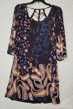 Womens Dress Lily Rose Size S Beautiful Paisley and Floral Design Good Condition