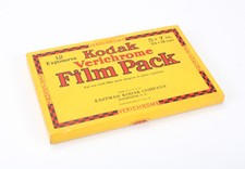 KODAK 5X7 VERICHROME FILM PACK, EXPIRED AUG 1938, SOLD FOR DISPLAY/cks/196608