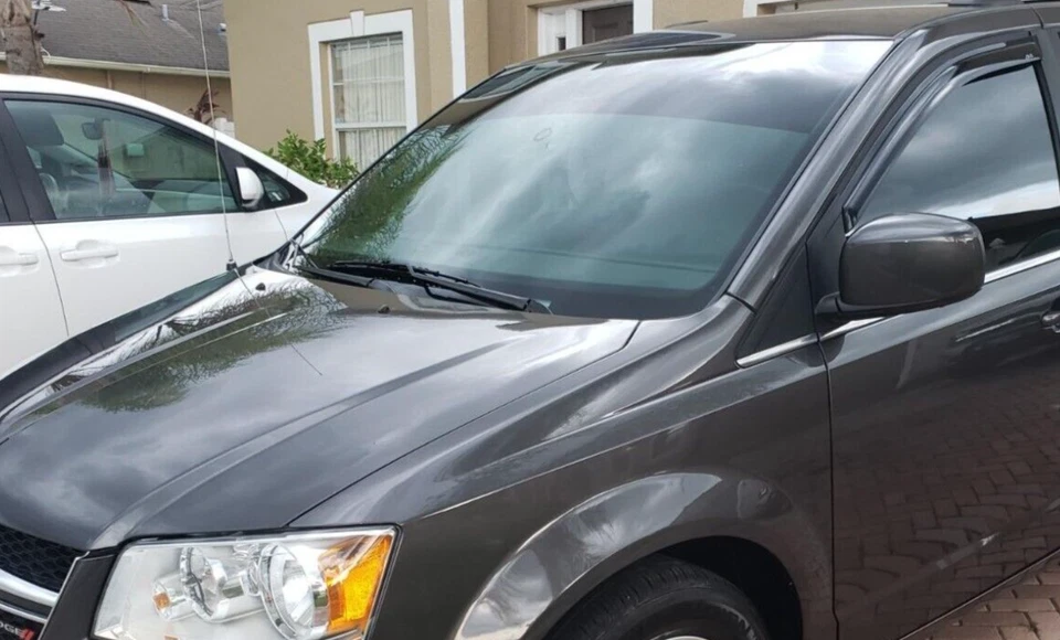 2 AVS Rain Guards Vent Visors Shade for 08-20 Dodge Grand Caravan Town & Country - Image 2 of 4