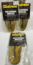 Lot of 3 Women's NEW Lacrosse Air Cushion Insole Size 8 Comfort  Prevent Odor
