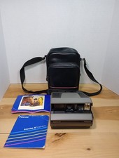 VTG Polaroid Spectra AF Collapsible Instant Film Camera Original Paperwork Case