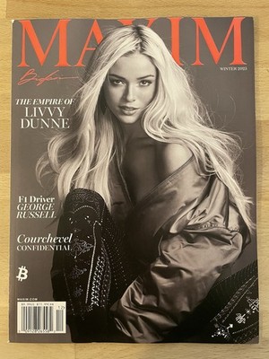 LIVVY DUNNE - Maxim Magazine - Winter 2025 - NEWSSTAND ISSUE NO LABEL BRAND NEW