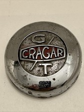 Vintage Cragar Wheels Gt Chrome Metal Custom Wheel Center Cap