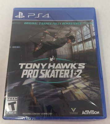 Tony Hawk's Pro Skater 1 + 2 PS4 Brand New & Factory Sealed
