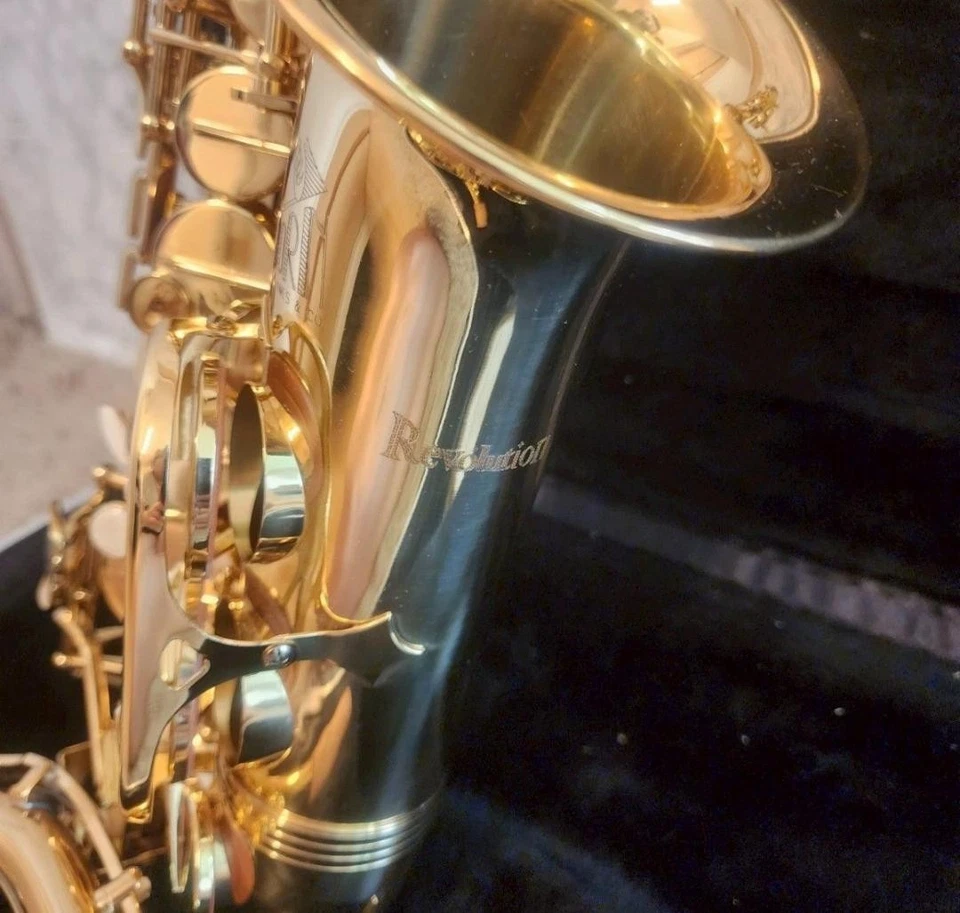 TREVOR J.JAMES Saxophon THE HORN Revolution Gold mit Hartschalenkoffer aus JA... - Bild 2 von 4