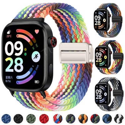 Nylon Geflecht Magnet armband Für Redmi Watch 6 5 4 | Xiaomi Smart Band 9/8 Pro