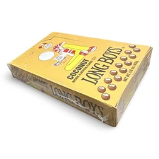 Atkinsons Coconut Long Boys Nostalgic New Orleans Chewy Candy, 48Ct Box
