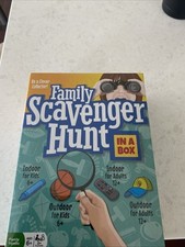 Family Scavenger Hunt, Indoor Outdoor Game, 280 Cards, Ages 6