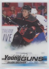 2019-20 Upper Deck Young Guns Clear Cut Julien Gauthier #498 0z4
