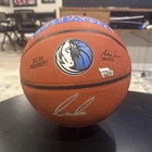 🔥Luka Doncic Autographed/Signed Mavericks Wilson Basketball Fanatics COA NICE!
