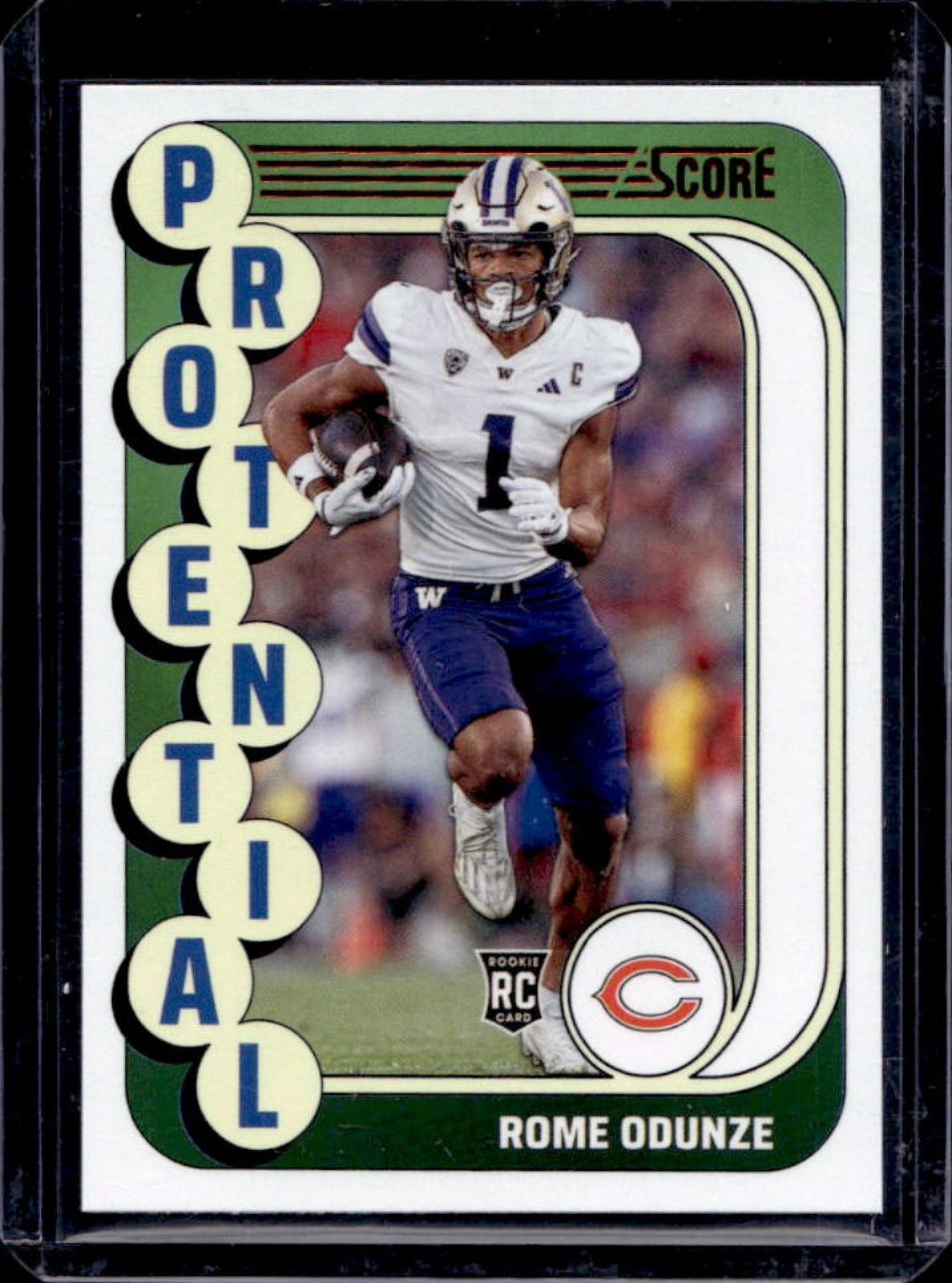 Rome Odunze Panini Score Protential #18 Red Zone